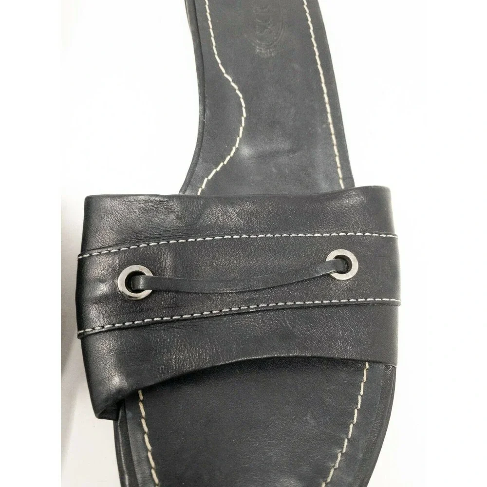 Tods Slides Leather Sandals - Picture 5 of 7